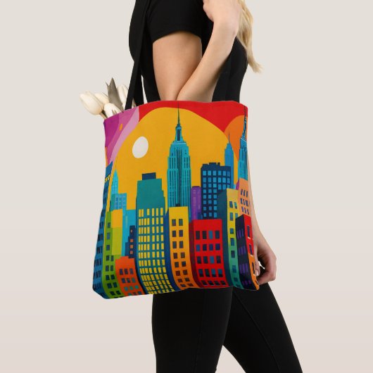New York Pop Art Tote Bag (Dichtbij)