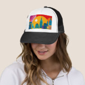 New York Pop Art Trucker Pet (In situ)