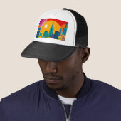 New York Pop Art Trucker Pet (In situ)