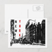 New York Post Card Briefkaart (Voorkant / Achterkant)