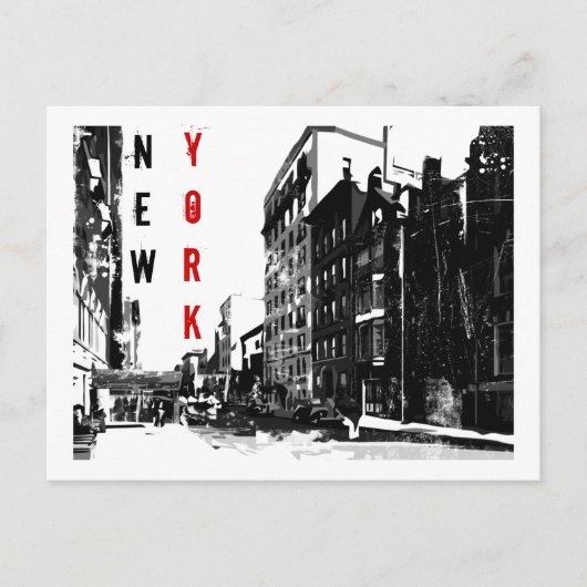 New York Post Card Briefkaart (Voorkant)