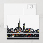 New York Post Kaart (Voorkant / Achterkant)