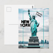 New York post kaart esthetisch (Voorkant / Achterkant)