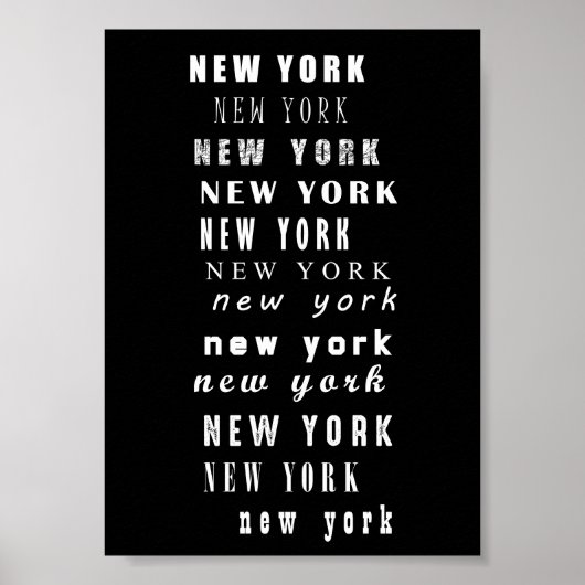 New York Poster (Voorkant)
