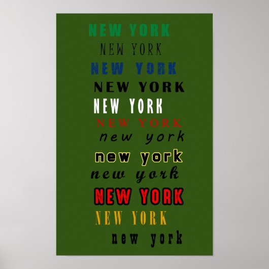 New York Poster (Voorkant)