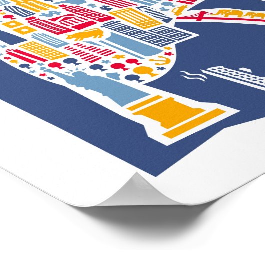 New York Poster (Hoek)