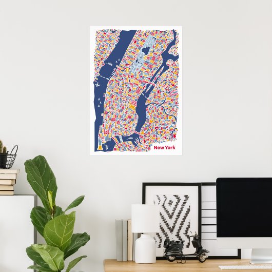 New York Poster (Thuiskantoor)