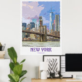 New York Poster (Thuiskantoor)