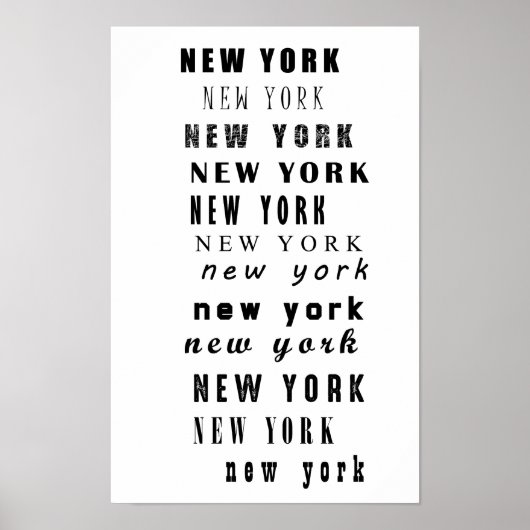 New York Poster (Voorkant)