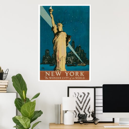 New York Poster (Thuiskantoor)