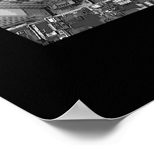 New York Poster Cityscape New York Empire Print (Hoek)