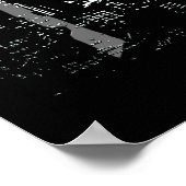 New York Poster Cityscape New York Night Print (Hoek)