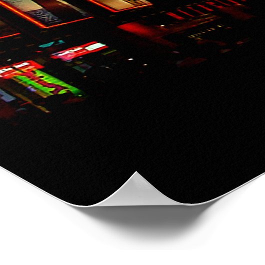 New York Poster Cityscape Times Square Night Print (Hoek)