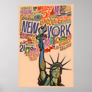 New York Poster Kunst Stad Print