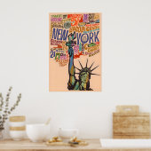 New York Poster Kunst Stad Print (Keuken)