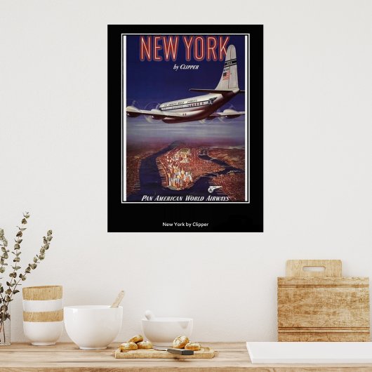  New York Poster Print (Keuken)