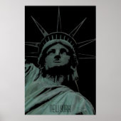 New York Poster Statue of Liberty New York Print (Voorkant)