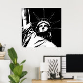 New York Poster Statue of Liberty NYC Souvenir (Thuiskantoor)