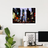 New York Poster Times Square Night NYC Souven (Thuiskantoor)