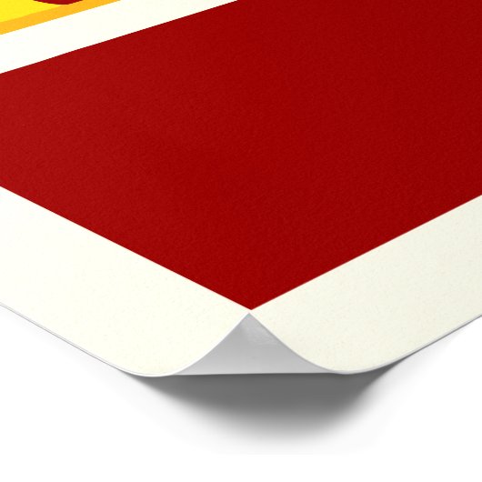  New York Poster - Warm Colors (Hoek)