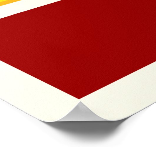  New York Poster - Warm Colors (Hoek)