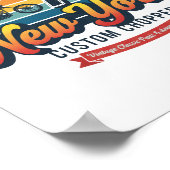 New York Print, Waarde Poster Papier (Halfglans) (Hoek)