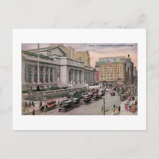 New York Public Library Briefkaart (Voorkant)