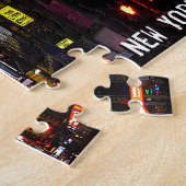 New York Puzzle Times Square Puzzle Souvenir Legpuzzel (Zijkant)