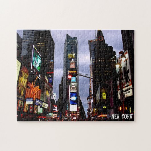 New York Puzzle Times Square Puzzle Souvenir Legpuzzel (Horizontaal)