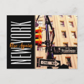 New York-Queensboro Bridge Briefkaart (Voorkant)