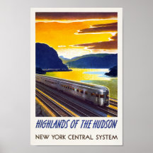  New York Railway Poster