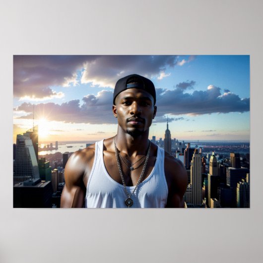 New York - Rap Ster Poster (Voorkant)