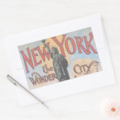  New York Rechthoek Stickers (Envelop)