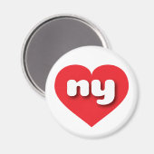 New York red hart - Ik hou van alles Magneet (Voorkant / Achterkant)