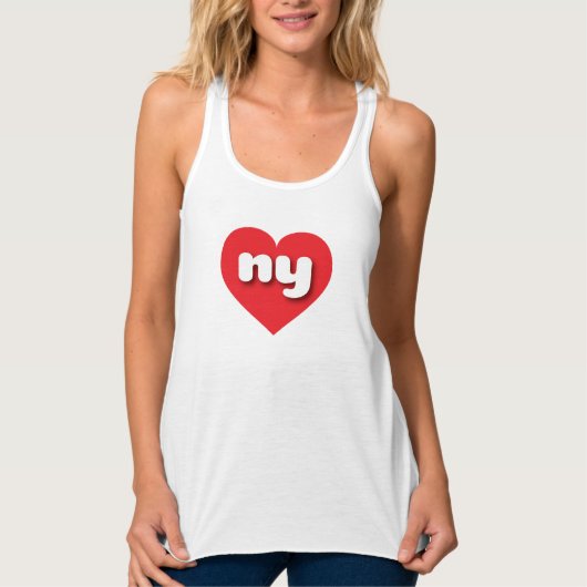 New York red hart - Ik hou van alles Tanktop (Voorkant)