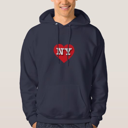 New York Red Heart - Ik hou van NY Hoodie (Voorkant)