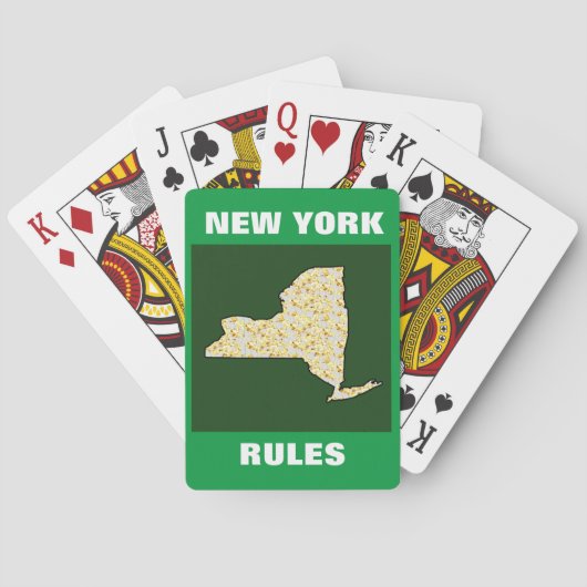 NEW YORK REGELS POKERKAARTEN (Achterkant)