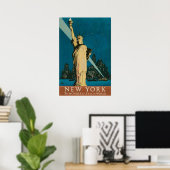  New York reisposter Poster (Thuiskantoor)