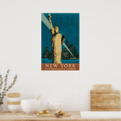  New York reisposter Poster (Keuken)