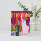 New York reizen Briefkaart (Staand voorkant)