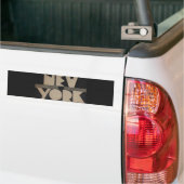  New York reizen Bumpersticker (Op Truck)