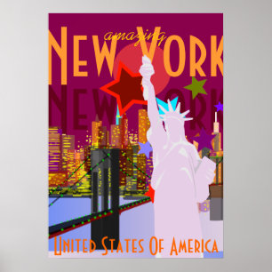  New York reizen Poster