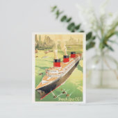 New York Rested USA Vintage Poster Briefkaart (Staand voorkant)