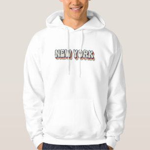 New York Retro 80s Chrome City Hoodie