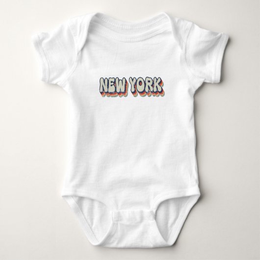 New York Retro 80s Chrome City Romper (Voorkant)