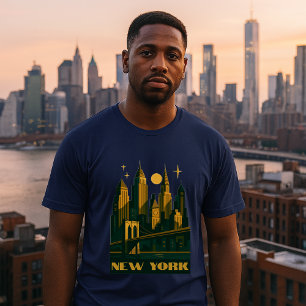 New York Retro Art Deco T-shirt