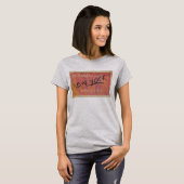 New York  retro breedtevierkant T-shirt (Voorkant volledig)