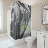 New York Retro Subway Douchegordijn (In situ)