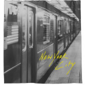 New York Retro Subway Douchegordijn (Voorkant)