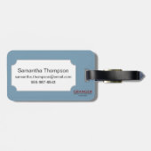 New York: Ritz Tower Bagagelabel (Achterkant horizontaal)